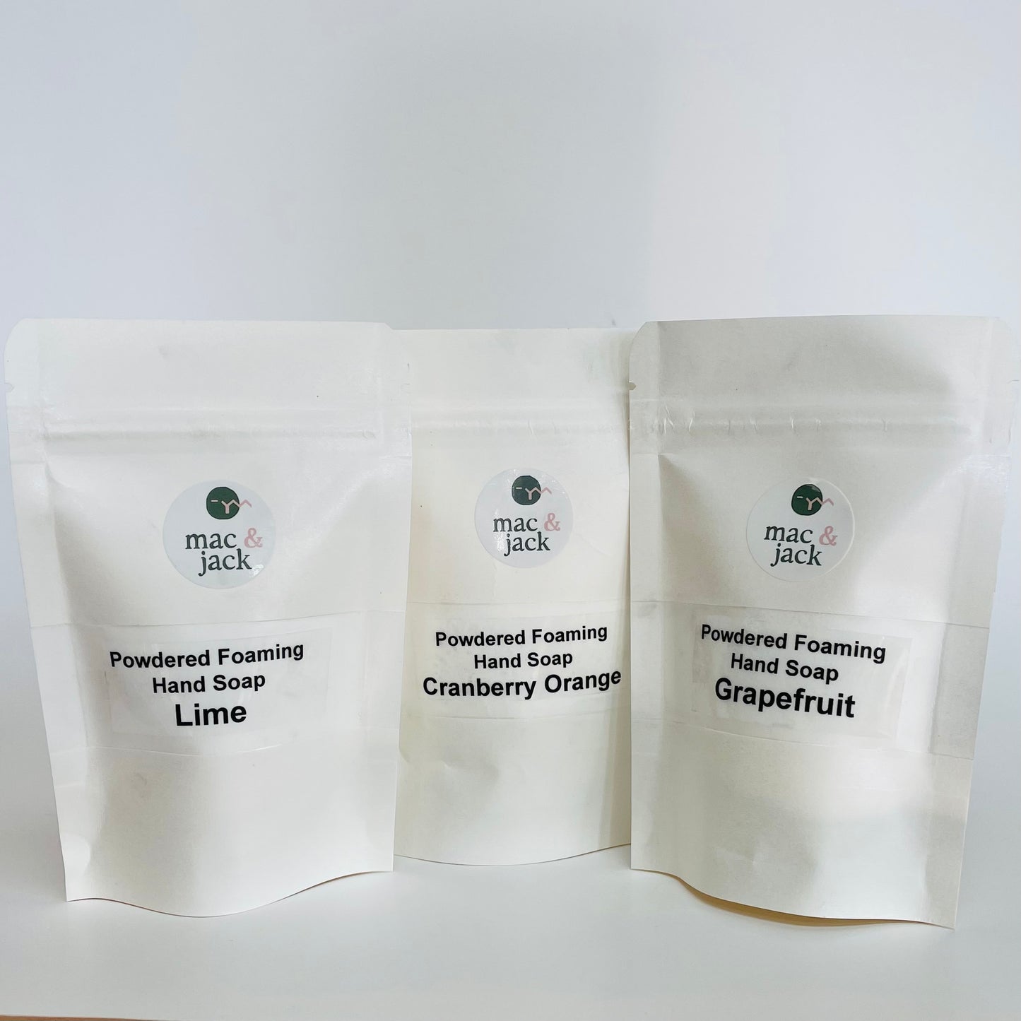 Powdered Foaming Hand Soap Pouch