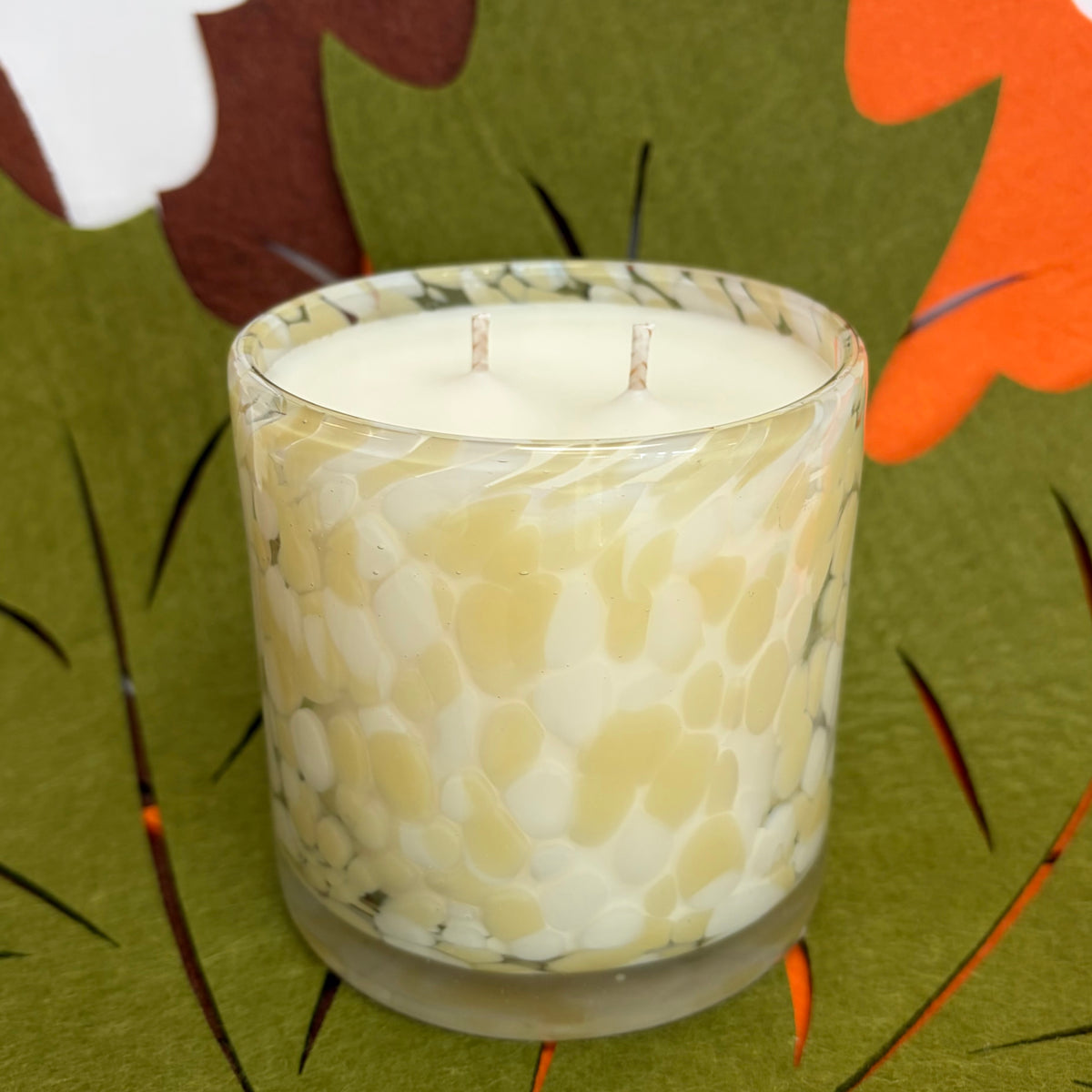 Fall Crunch Candle - Sage, Juniper Berry, Cedarwood, Soft Florals