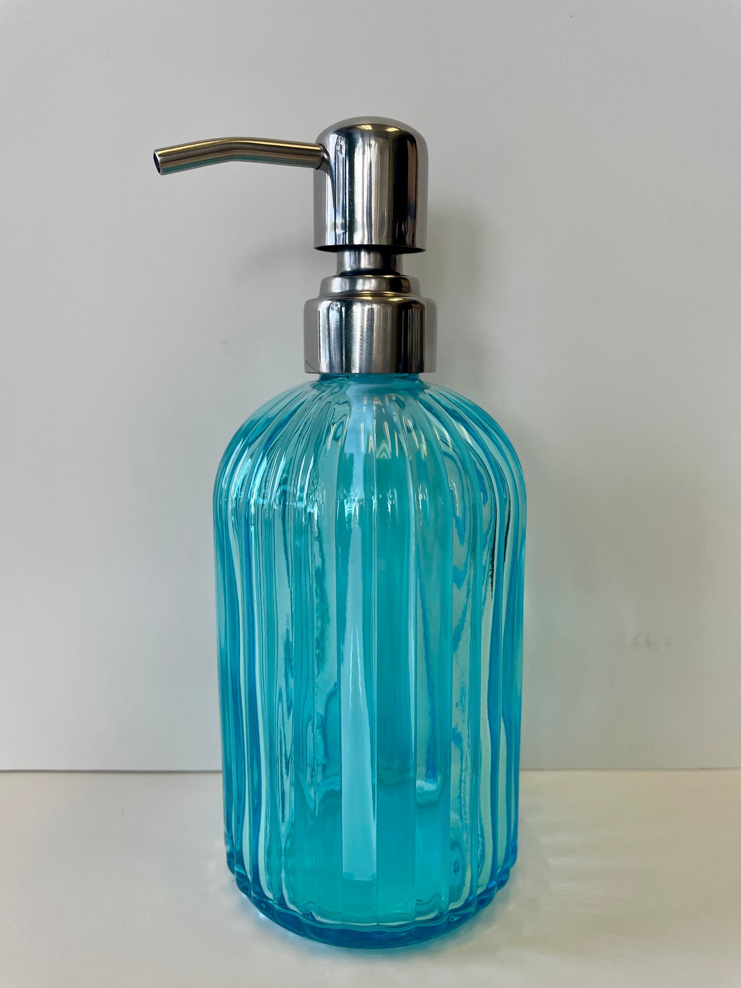 Glass Pump Bottle - colored