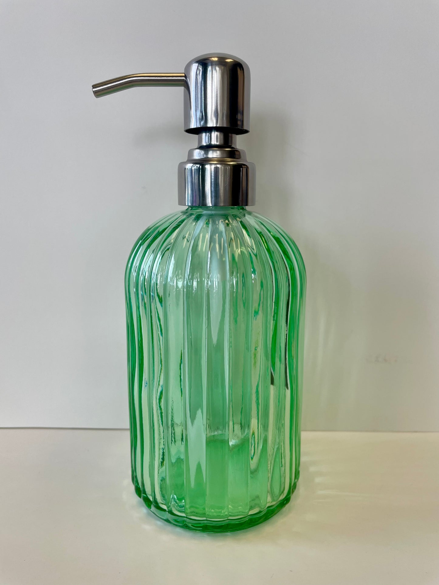 Glass Pump Bottle - colored