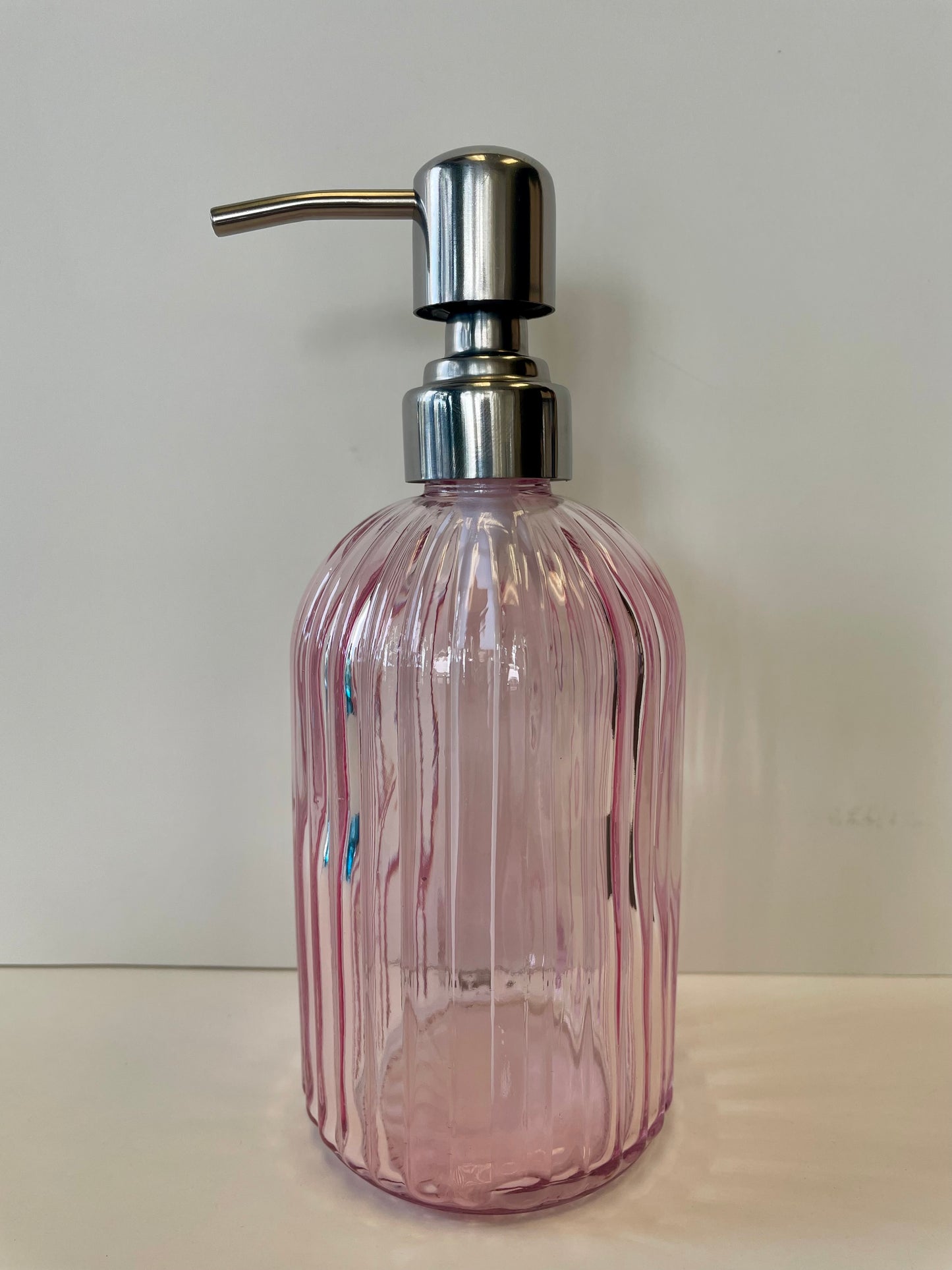 Glass Pump Bottle - colored