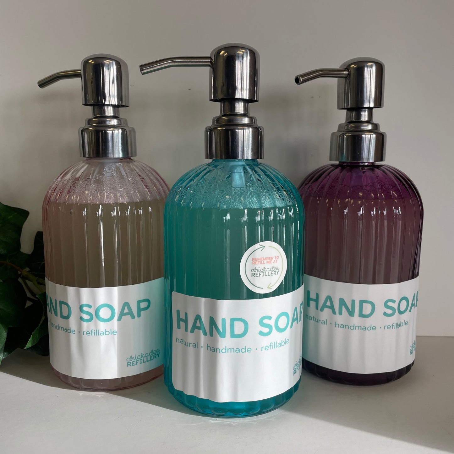 Hand Soap Prefilled Glass Bottle