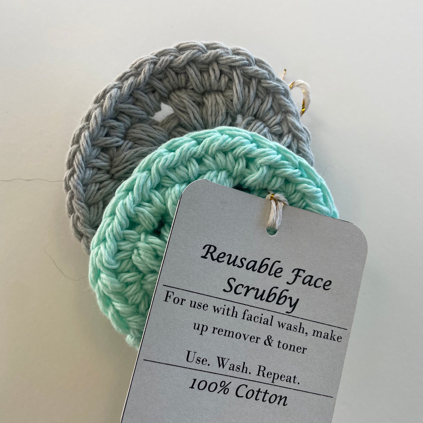 Crochet Face Scrubby - Bella Terra_