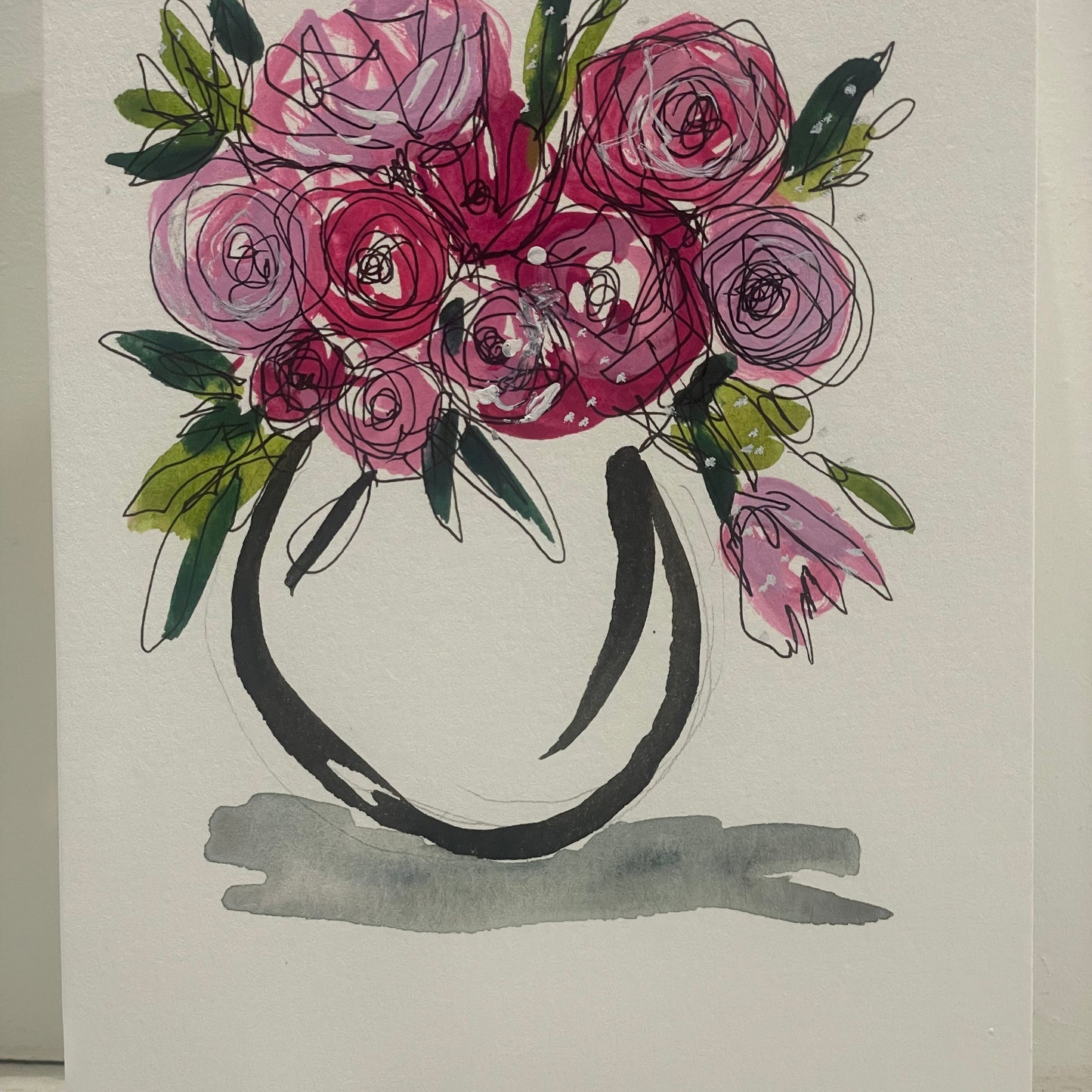 Greeting Cards Tangled Garden Art_