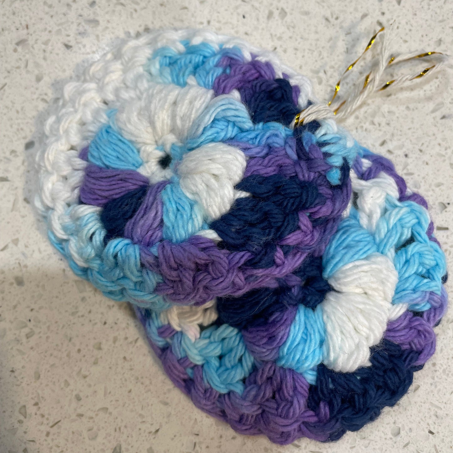 Crochet Face Scrubby - Bella Terra_
