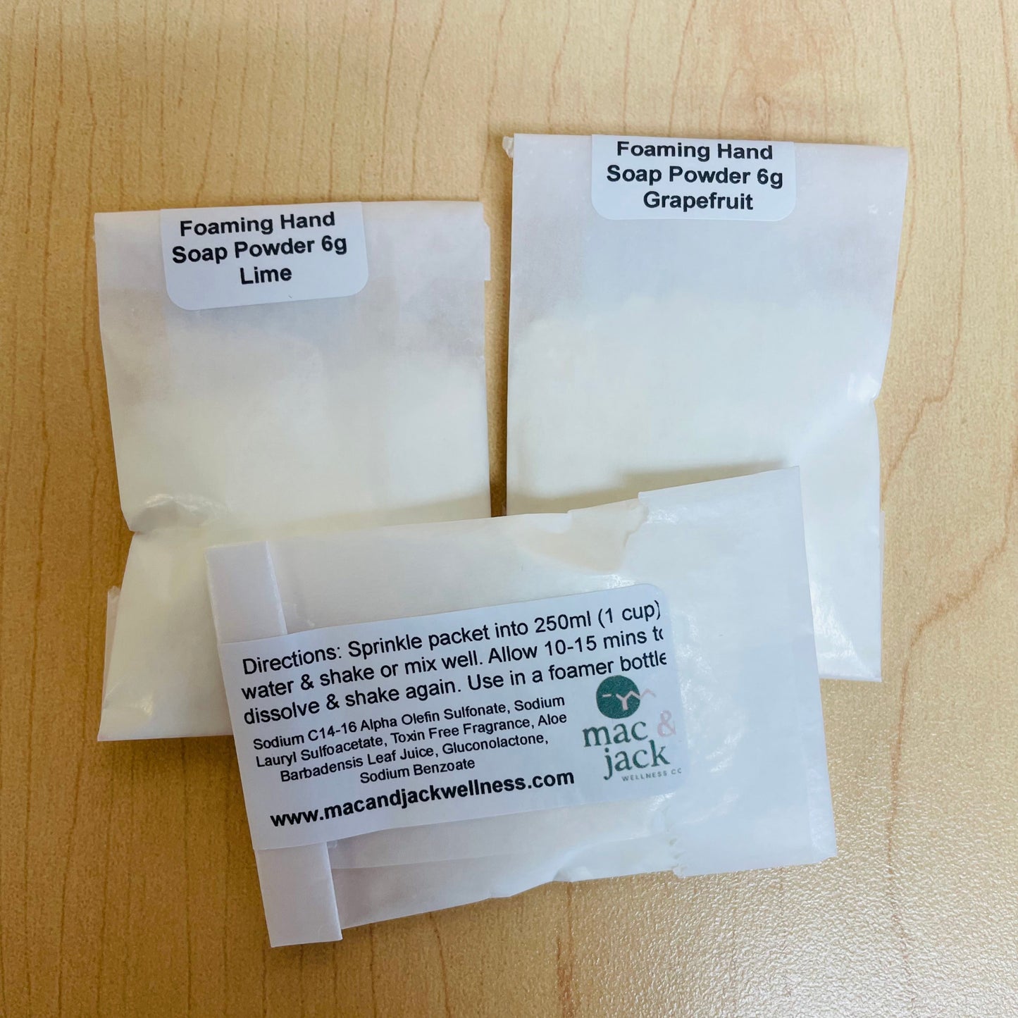 Powdered Foaming Hand Soap