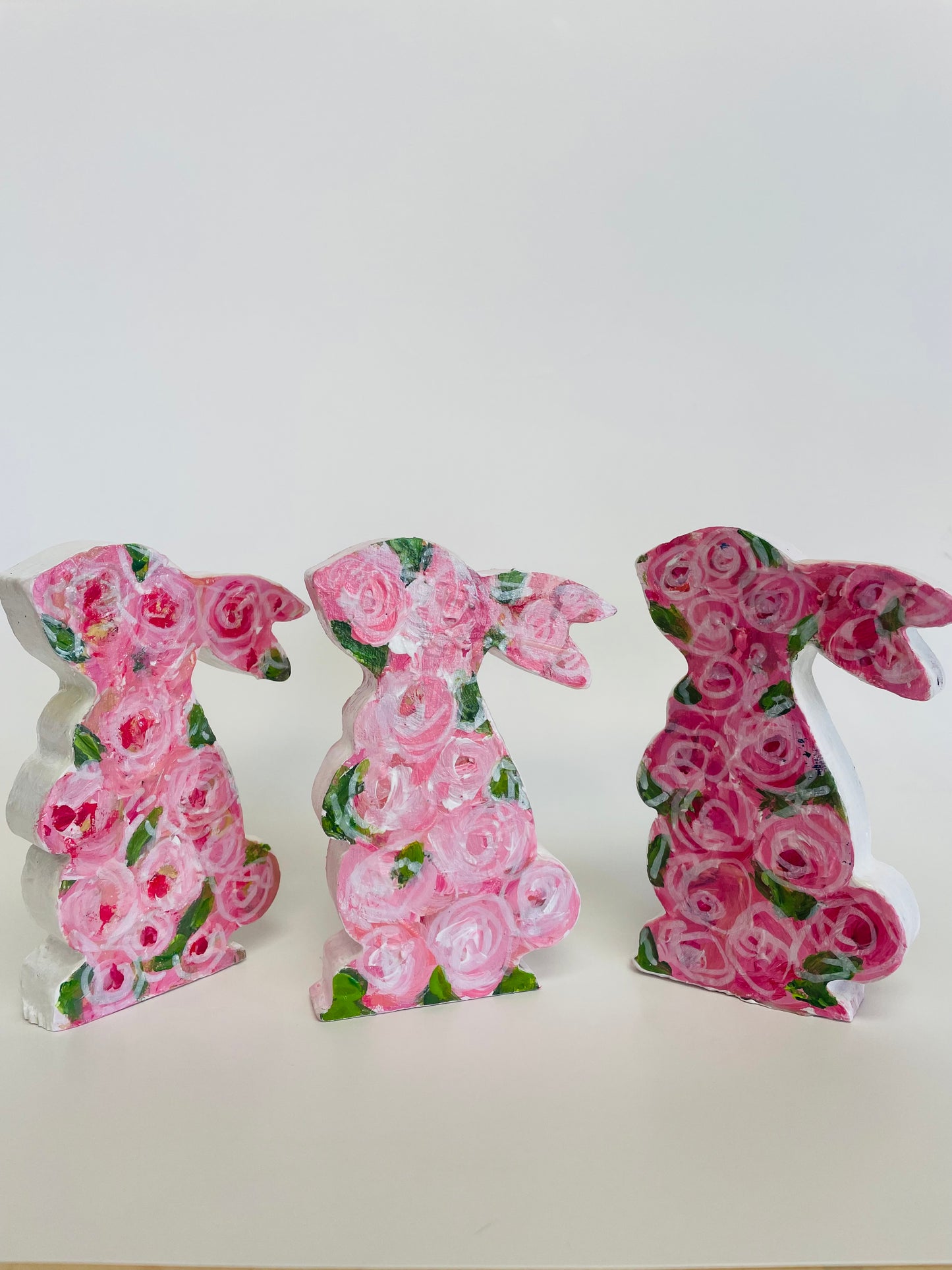 Floral Rabbit - Hand Painted_