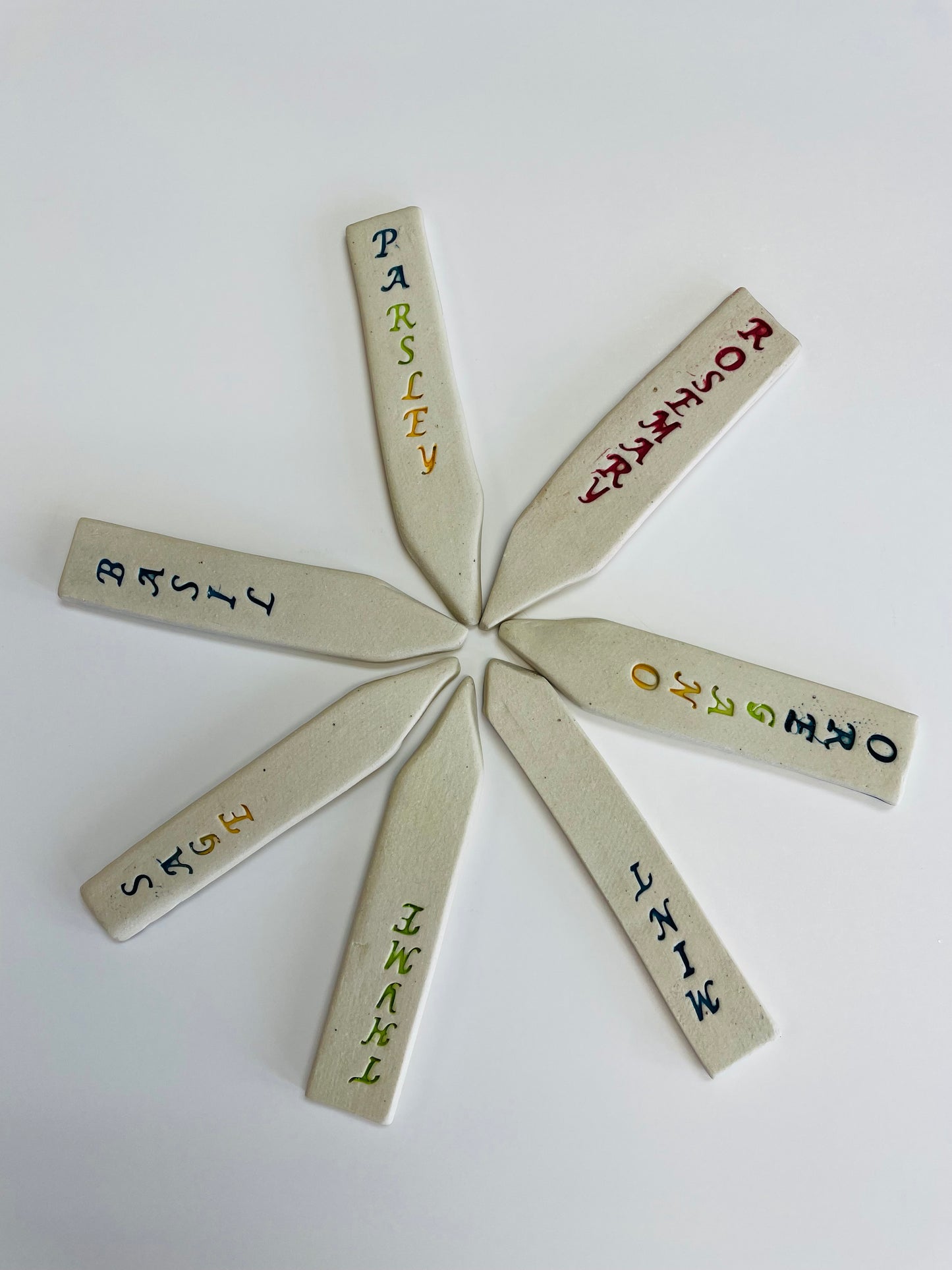 Herb Garden Markers -Playful Potter_