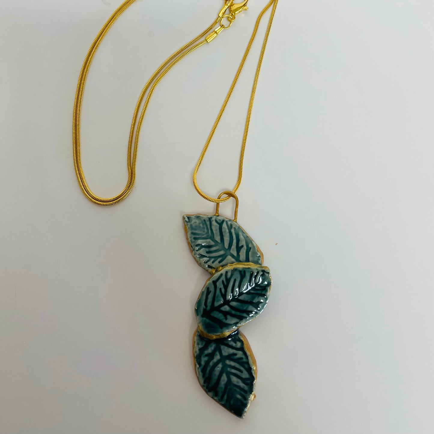 Necklace with Ceramic Pendant - Playful Potter_
