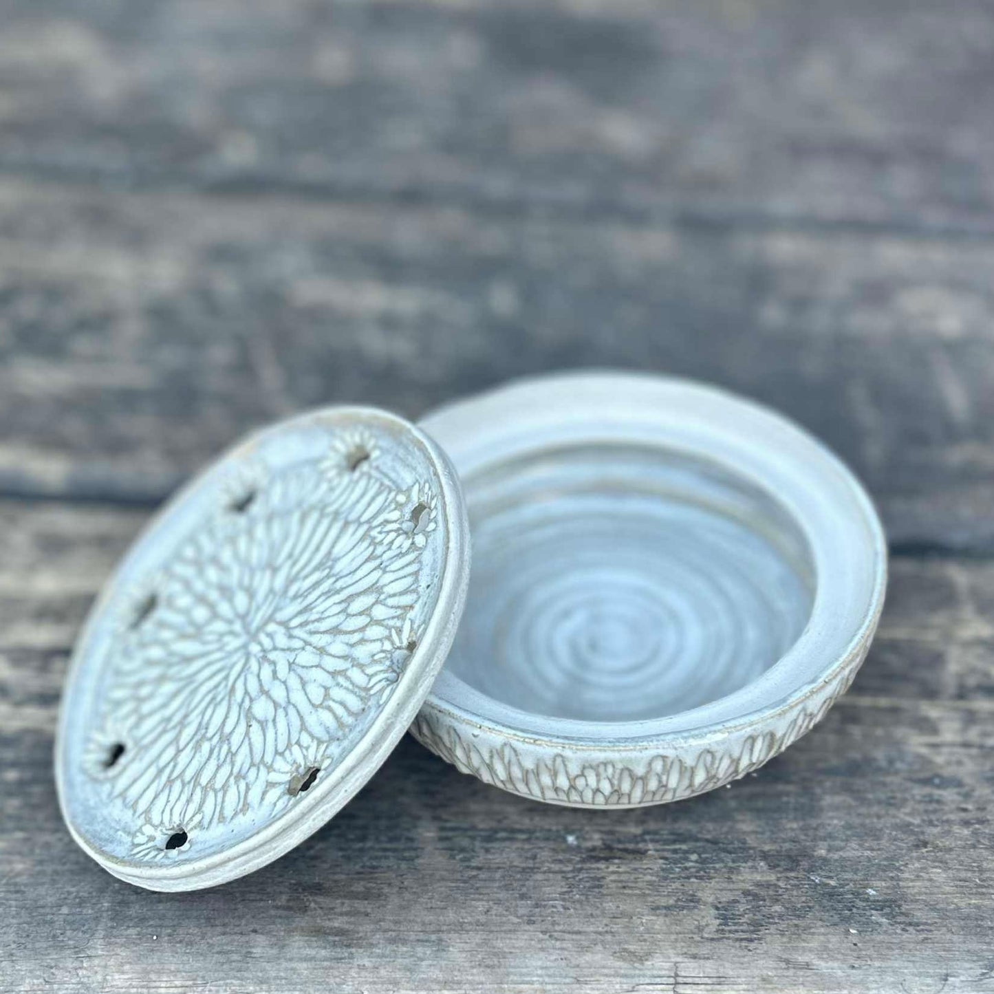 Soap, Scrubby or Kitchen Brush Dish - The Playful Potter_