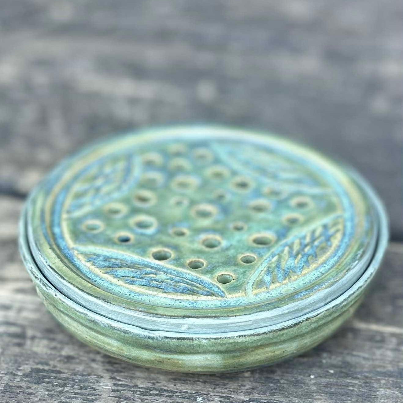 Soap, Scrubby or Kitchen Brush Dish - The Playful Potter_