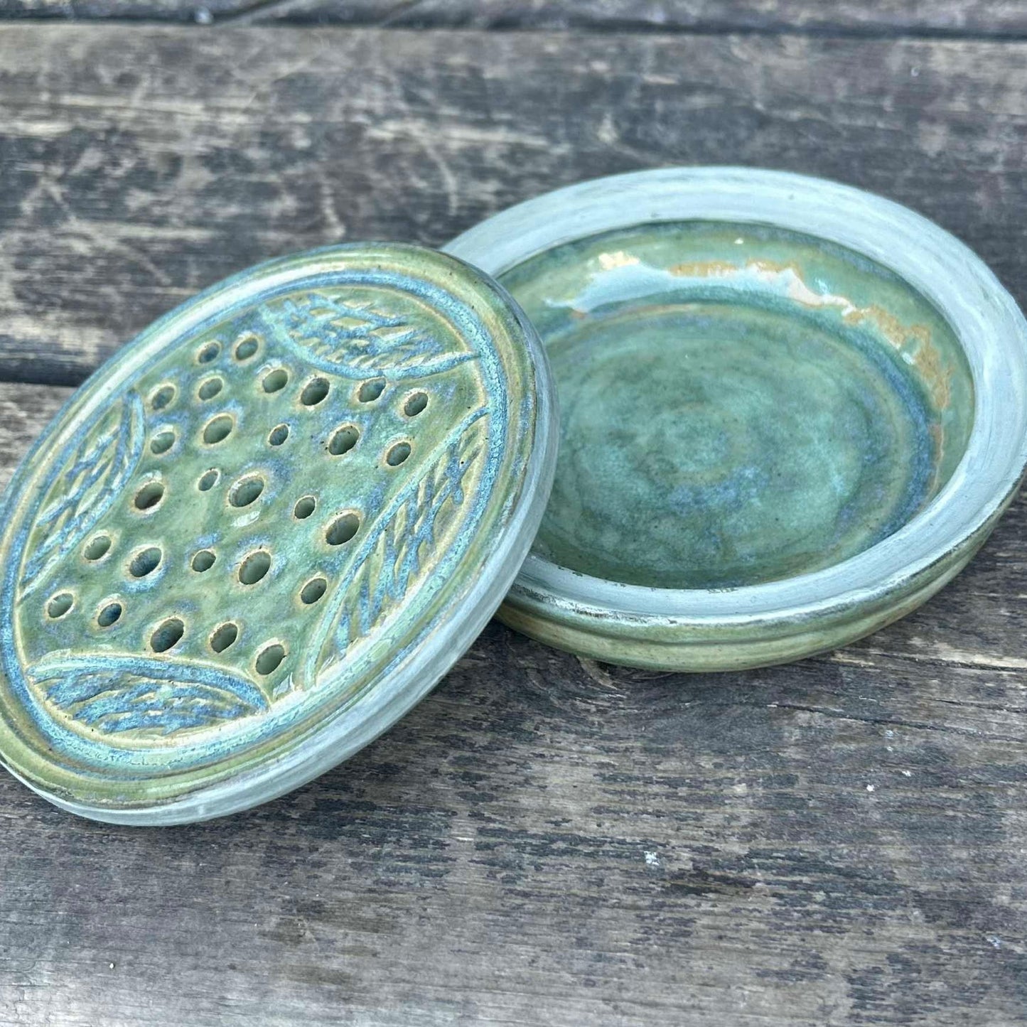 Soap, Scrubby or Kitchen Brush Dish - The Playful Potter_