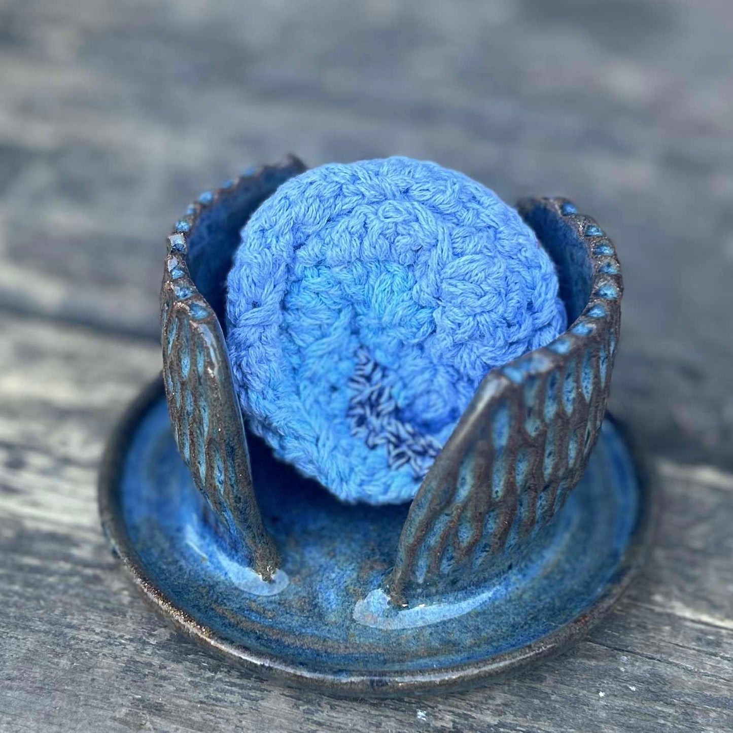 Soap, Scrubby or Kitchen Brush Dish - The Playful Potter_