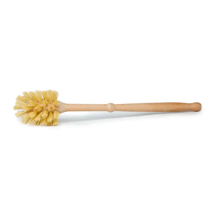 Toilet Brush with Wooden Stand