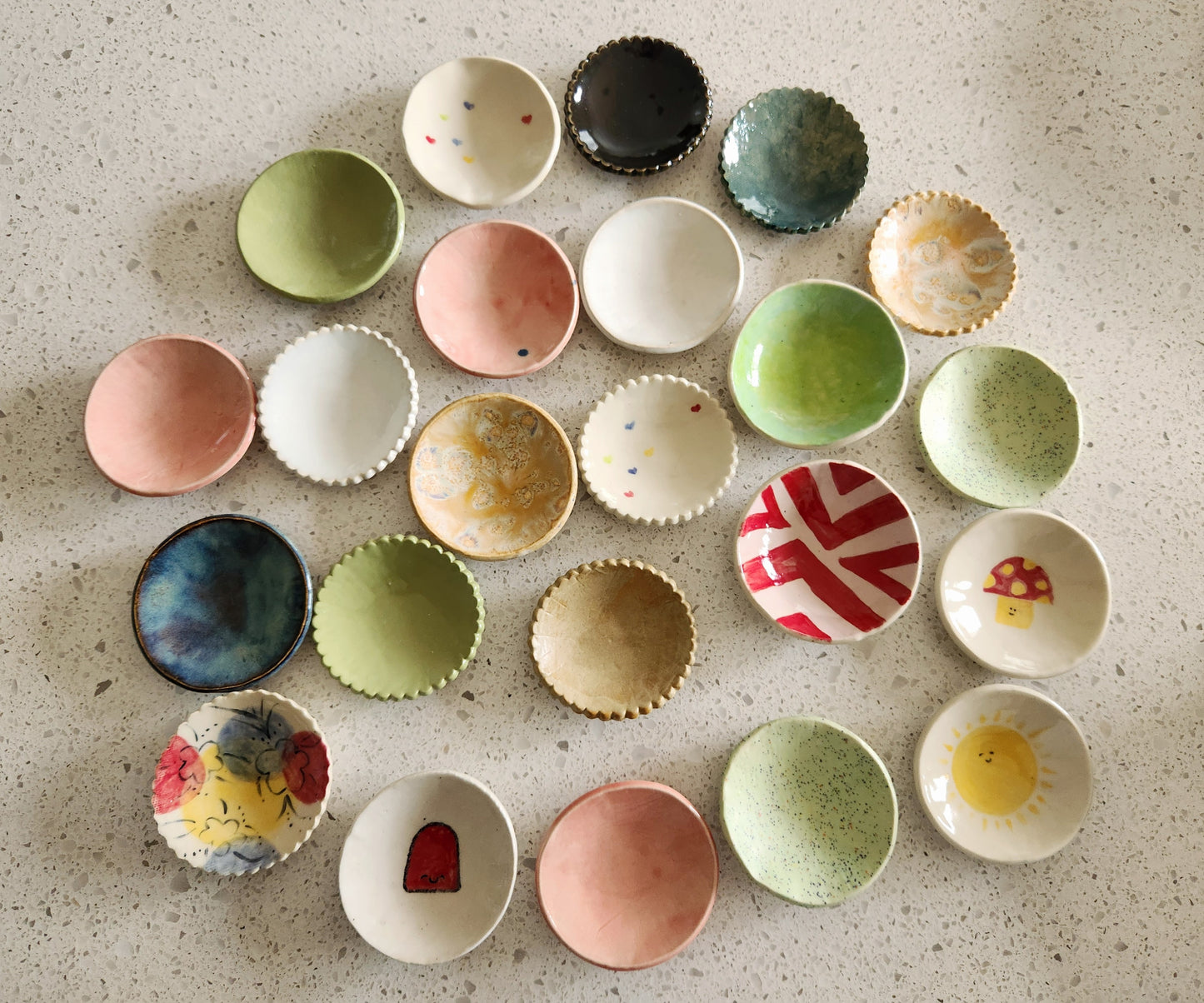 Mini Clay Bowls Mix & Match - Playful Potters_