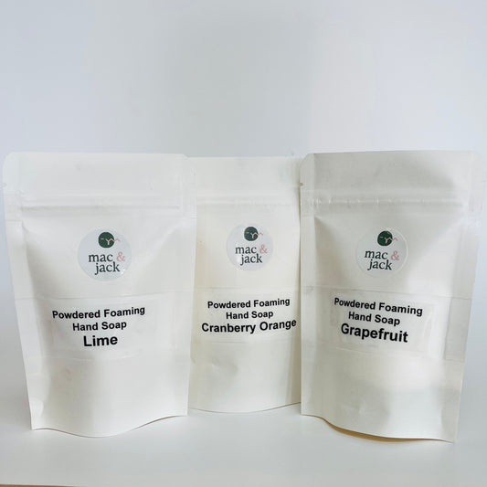 Powdered Foaming Hand Soap Pouch