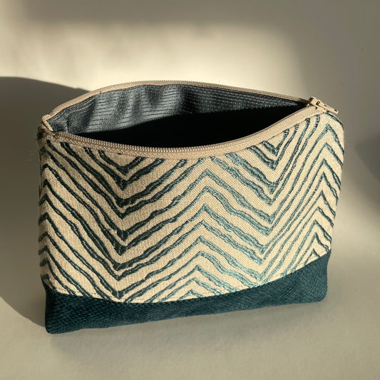 Silk  Zippered Travel Pouches_