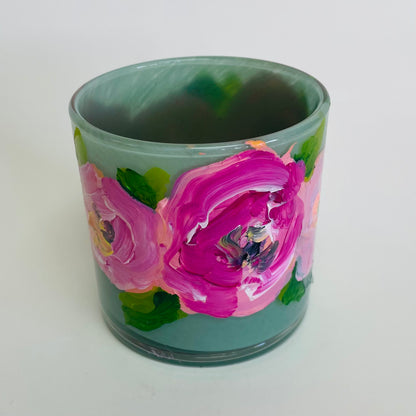 Glass Votives - Tangled garden Art_