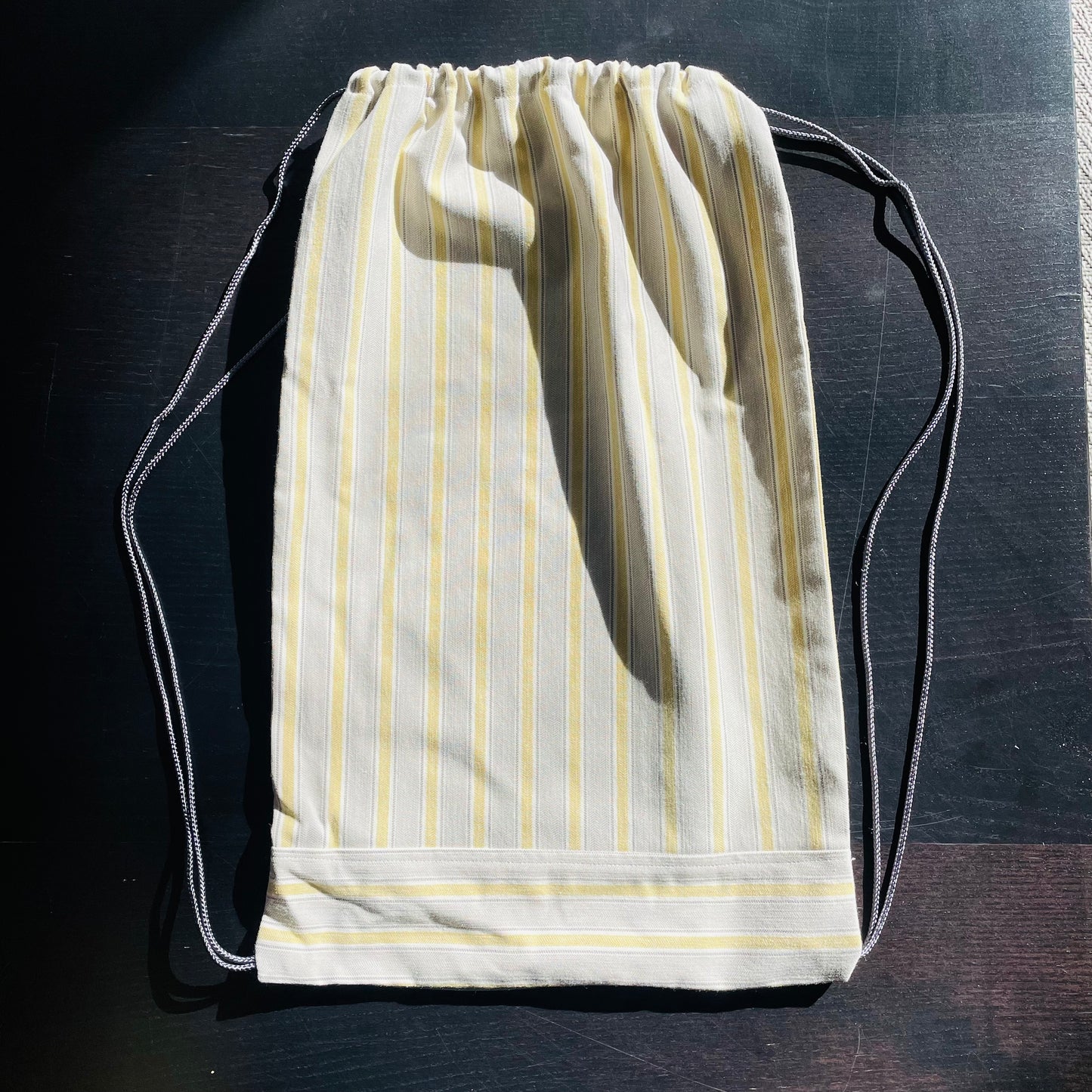 Reusable Canvas Handmade Drawstring Tote Bags_