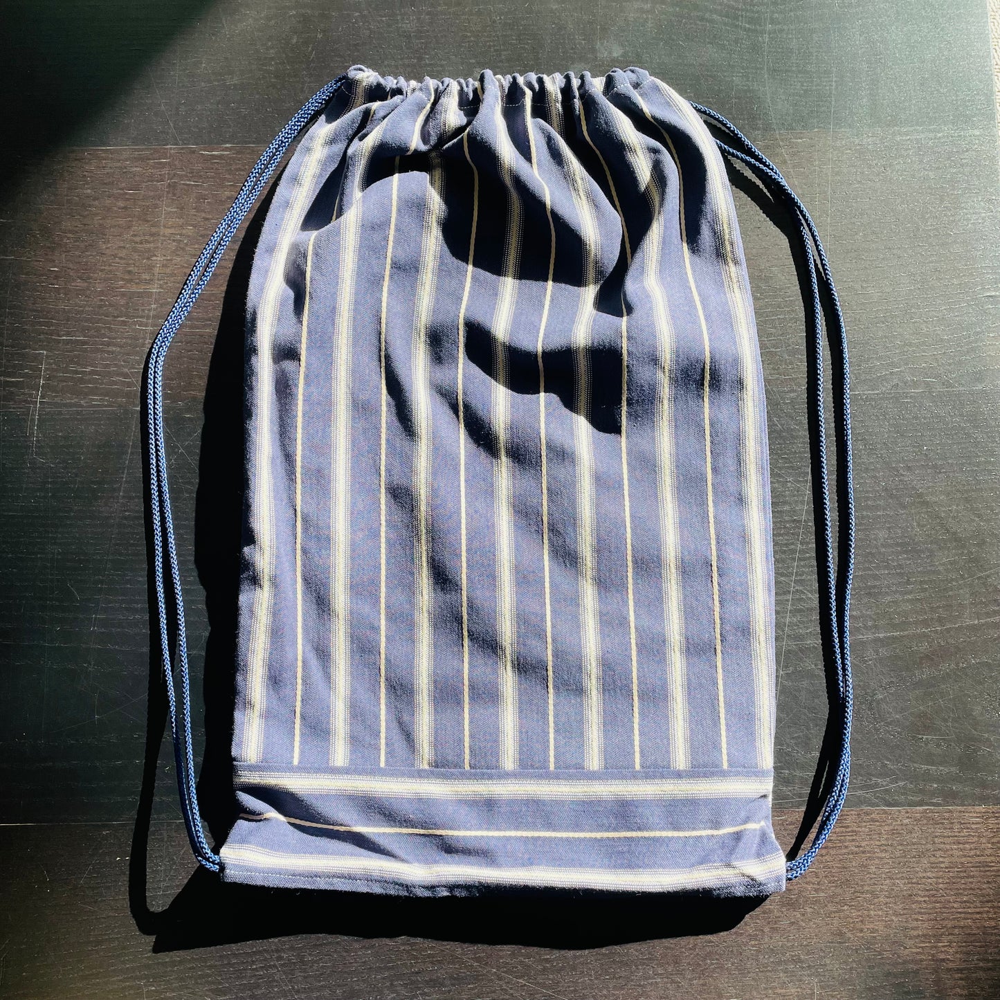 Reusable Canvas Handmade Drawstring Tote Bags_