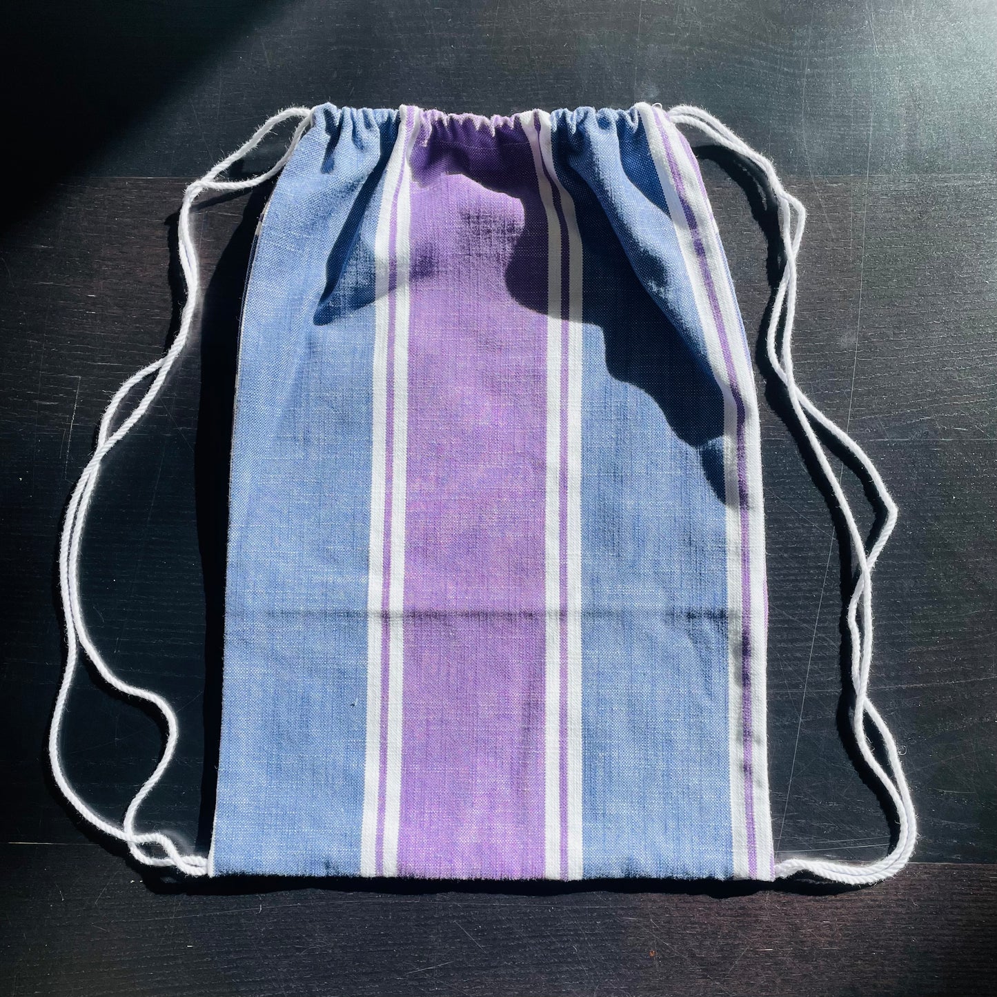 Reusable Canvas Handmade Drawstring Tote Bags_