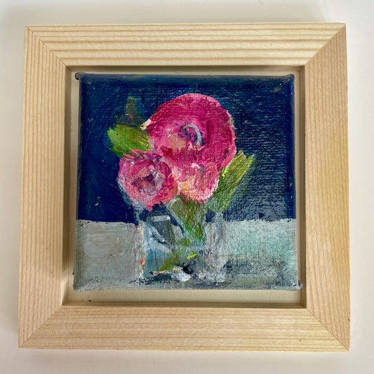 Mini Canvas Art with Wood Frame_