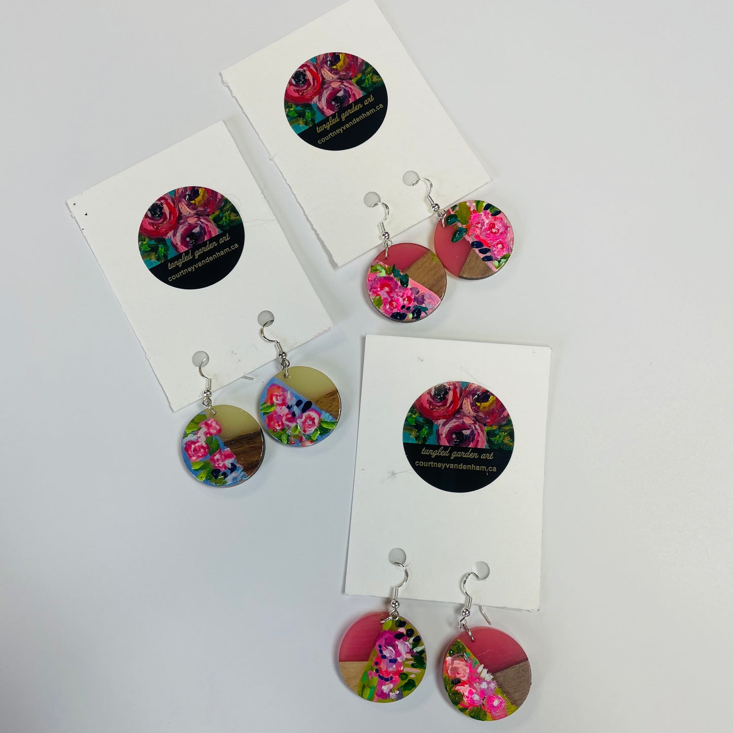 Earrings Hand Painted_
