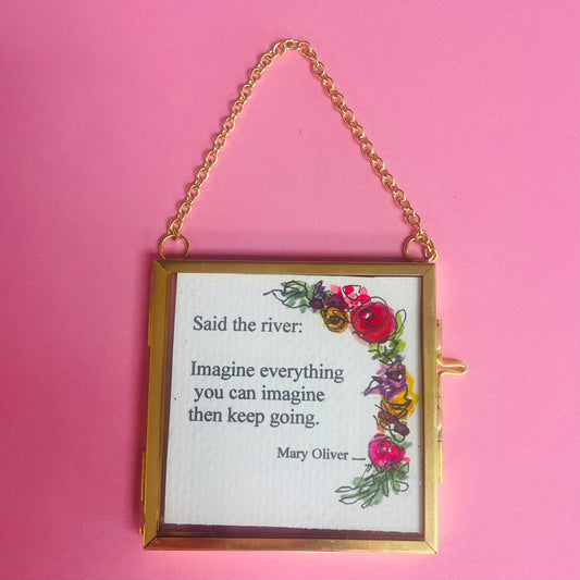 Pretty Prose Hanging Art_