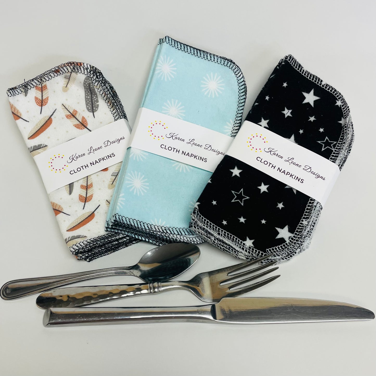 Cloth Napkins Karen Leone Designs_