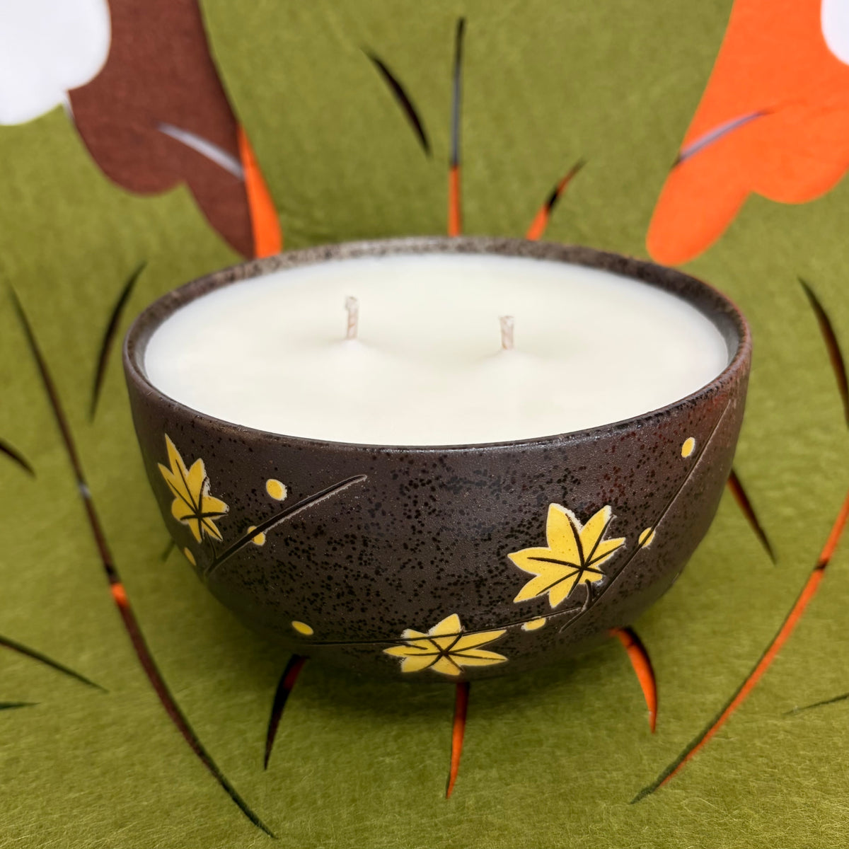 Fall Crunch Candle - Sage, Juniper Berry, Cedarwood, Soft Florals