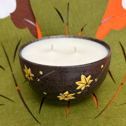 Fall Crunch Candle - Sage, Juniper Berry, Cedarwood, Soft Florals