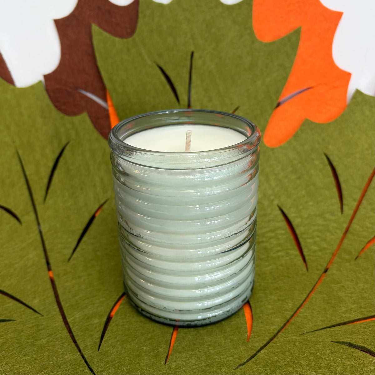 Fall Crunch Candle - Sage, Juniper Berry, Cedarwood, Soft Florals