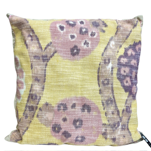 Jacquard Yellow Decorative Cushion Cover megankyle_