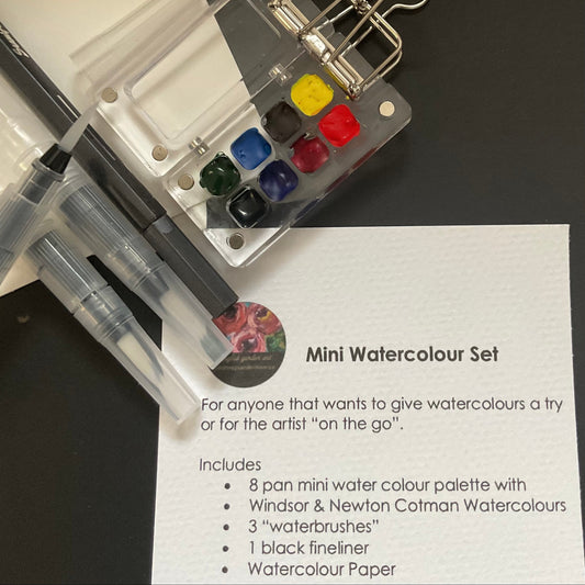 Mini Watercolour Set - Tangled Garden Art_