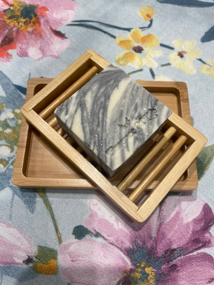 Dual-Layer Bamboo Soap Dish