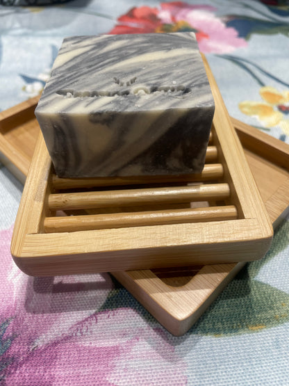 Dual-Layer Bamboo Soap Dish