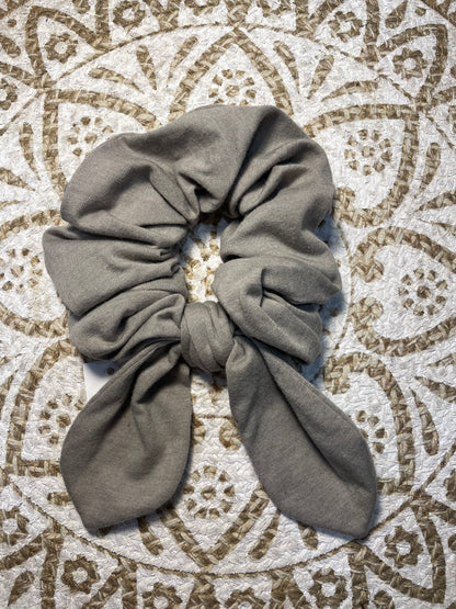 Large Hair Scrunchie With Bow