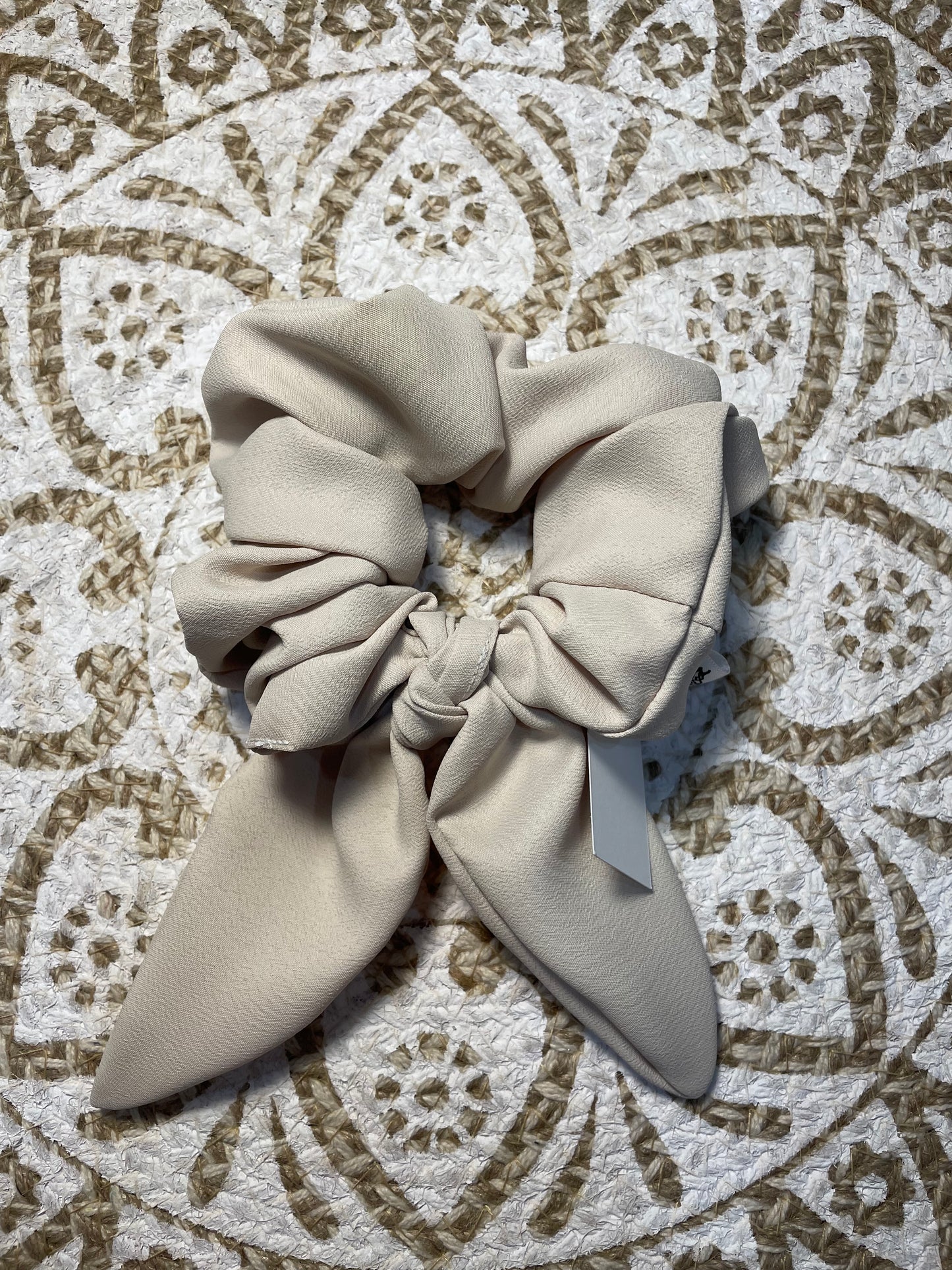 Large Hair Scrunchie With Bow