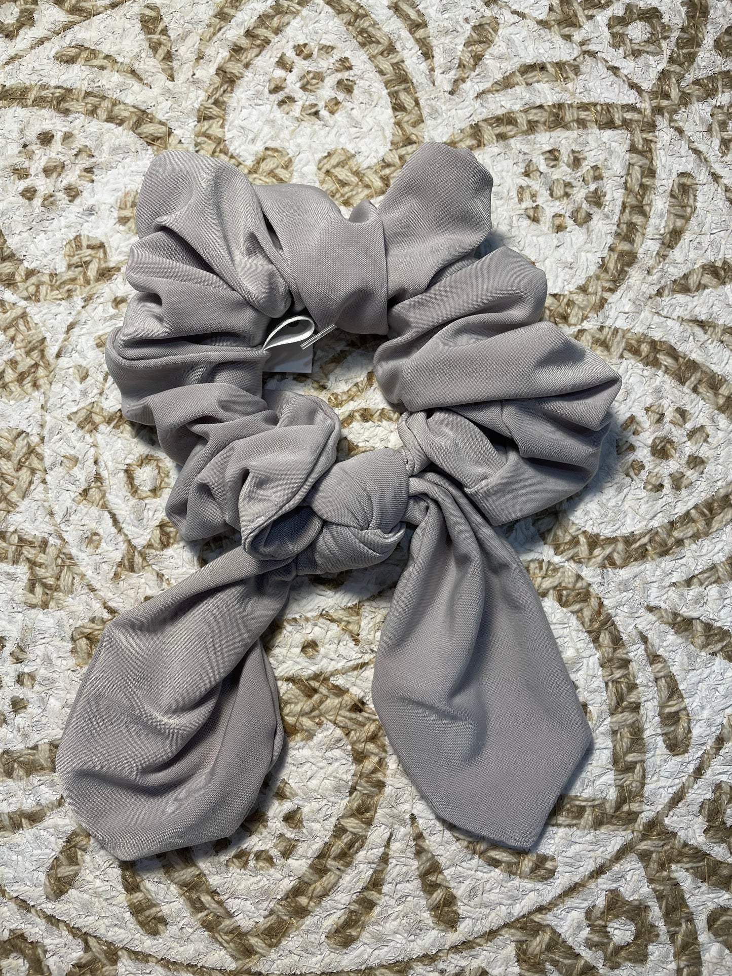 Large Hair Scrunchie With Bow