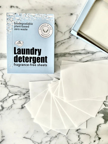 Zero Waste Laundry Detergent Strips