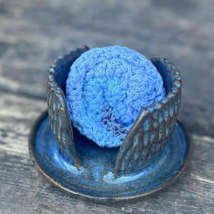 Soap, Scrubby or Kitchen Brush Dish - The Playful Potter_