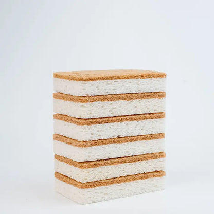 Coconut Shell + Cellulose Scrubber Sponge